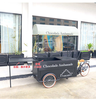 Legumi Materie prime Carrello di gelati Commerciale Raffreddatore triciclo Congelatore Carrello di biciclette