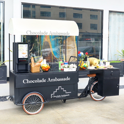 Legumi Materie prime Carrello di gelati Commerciale Raffreddatore triciclo Congelatore Carrello di biciclette