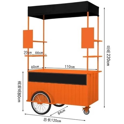 Australia Scooter Food Cart triciclo con materiale di soia e dimensioni compatte