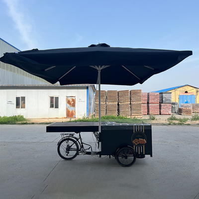 Impianto di produzione Caffè Piccoli carrelli rimorchi Tavola pieghevole Dimensioni 1300x750x150mm