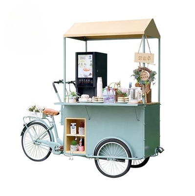 Bicicletta triciclo alimentare ad alta produttività per carrello di vendita mobile triciclo elettrico