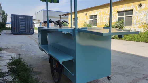 Bicicletta triciclo alimentare ad alta produttività per carrello di vendita mobile triciclo elettrico