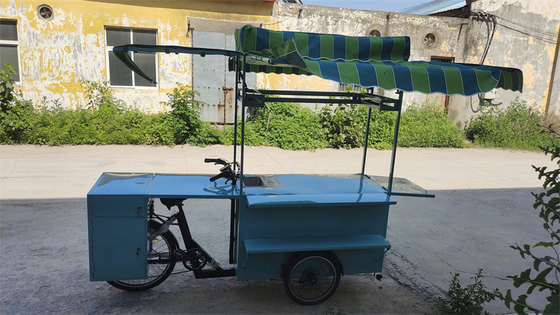 Bicicletta triciclo alimentare ad alta produttività per carrello di vendita mobile triciclo elettrico