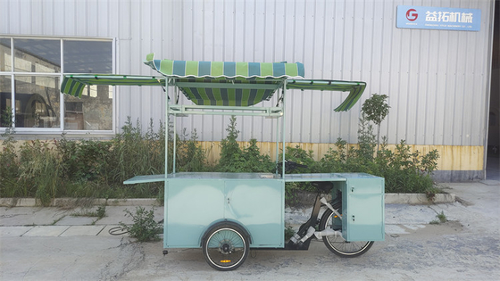 Europe Standard Food Tricycle Bike Tricycle Mobile Food Cart per un'elevata produttività
