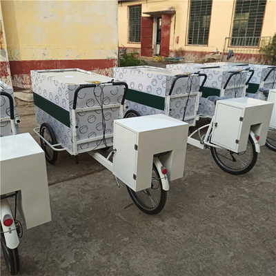Cesto anteriore e tavolo da lavoro Motorbike elettrico per il trasporto mobile di cibo