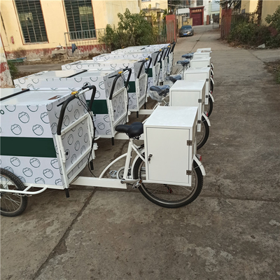 Cesto anteriore e tavolo da lavoro Motorbike elettrico per il trasporto mobile di cibo