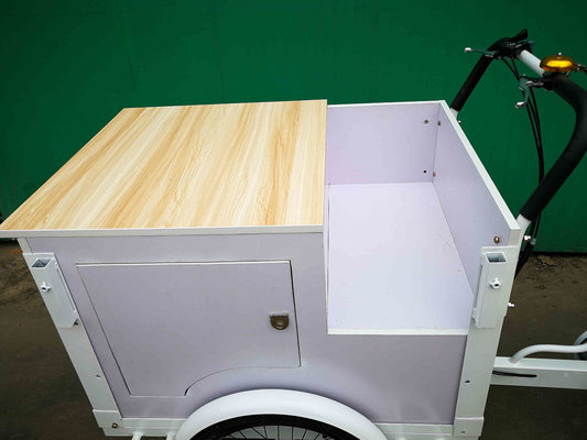Personalizza il carrello alimentare a tre ruote per un'operazione facile ed efficiente