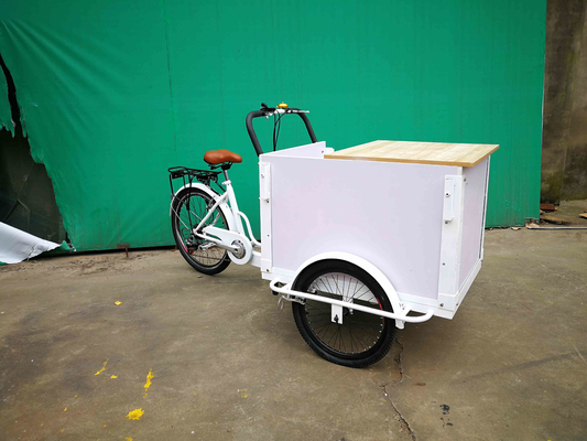 Trasporto marittimo Dimensioni personalizzate per carrelli da strada Carro da cibo Bicicleta da caffè