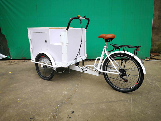Trasporto marittimo Dimensioni personalizzate per carrelli da strada Carro da cibo Bicicleta da caffè