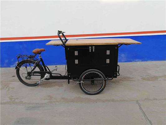 Apparecchio di carrello di caffè in acciaio inossidabile per biciclette da esterno e tricicli da vendita in strada