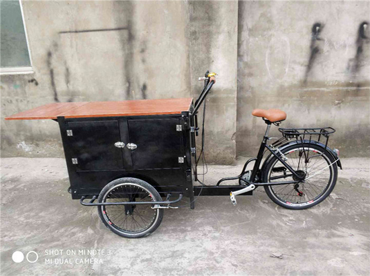 Apparecchio di carrello di caffè in acciaio inossidabile per biciclette da esterno e tricicli da vendita in strada