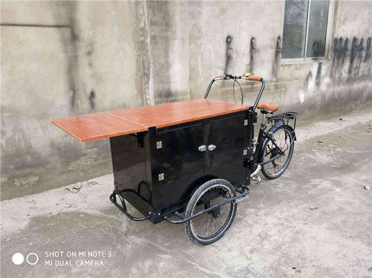 Apparecchio di carrello di caffè in acciaio inossidabile per biciclette da esterno e tricicli da vendita in strada