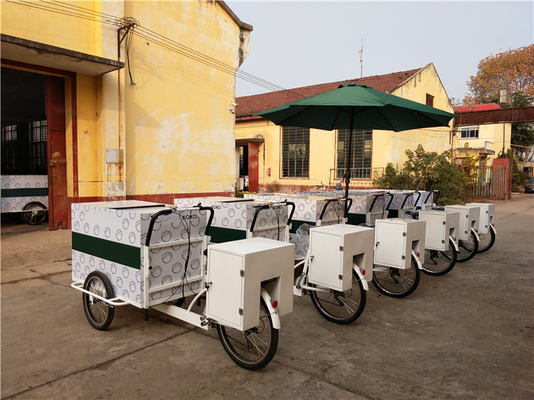 Carrello alimentare triciclo personalizzato per la buona vendita di caffè Vending Cafe Bike