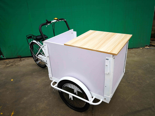 Personalizza il carrello alimentare a tre ruote per un'operazione facile ed efficiente