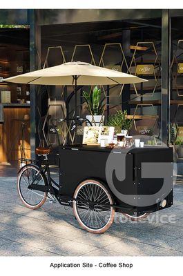 Camionetti mobili per biciclette per cibo Camionetti per biciclette per noccioline Camionetti alimentari per snack con e Camionetti mobili per hot dog