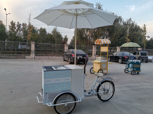 214*83*240cm Mobile Piccolo Gelato Triciclo Torta Chiosco Birra Trike Fast Food Bicicleta Dopo Servizio Supporto Online