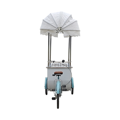 Ice Cream Bike Freezer Mobile Food Bike per il negozio di pollo fritto hamburger pizza BBQ