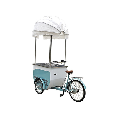 Ice Cream Bike Freezer Mobile Food Bike per il negozio di pollo fritto hamburger pizza BBQ