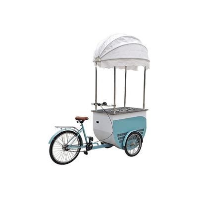 Ice Cream Bike Freezer Mobile Food Bike per il negozio di pollo fritto hamburger pizza BBQ