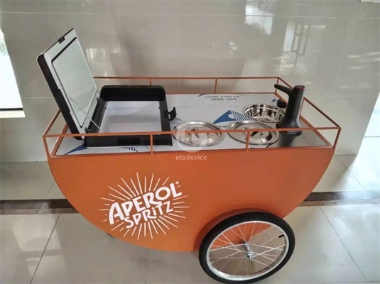 200*90*230cm Piccoli carrelli per i hot dog perfetti per vendere snack ai banchi della spiaggia
