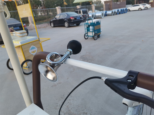 100 kg Classic Ice Cream Bike Fast Food Trailer Truck Tricycle per impianto di condimenti