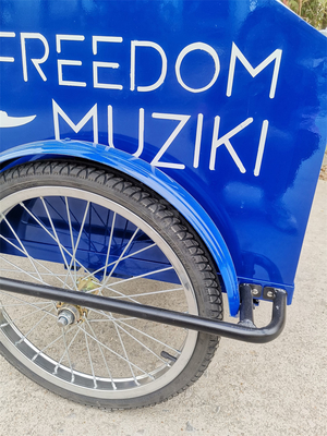 220V/380V Mobile Street Food Bike Vending Cart Triciclo per un facile utilizzo e installazione