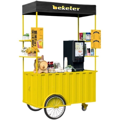 Delicatezze in rotolio Un'esperienza culinaria globale a portata di mano Spingere carrelli alimentari a triciclo