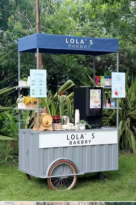 Ice Cream Tricycle Trailer Food Bike con alta produzione e lunga durata di vita