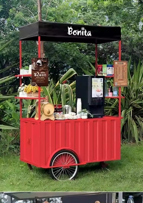 Ice Cream Tricycle Trailer Food Bike con alta produzione e lunga durata di vita