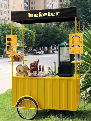 Ice Cream Tricycle Trailer Food Bike con alta produzione e lunga durata di vita