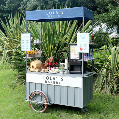 Mercato Mobile Ice Cream Street Cart con personalizzazione del sistema idrico e tensione