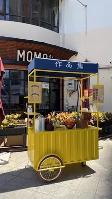Mercato Mobile Ice Cream Street Cart con personalizzazione del sistema idrico e tensione
