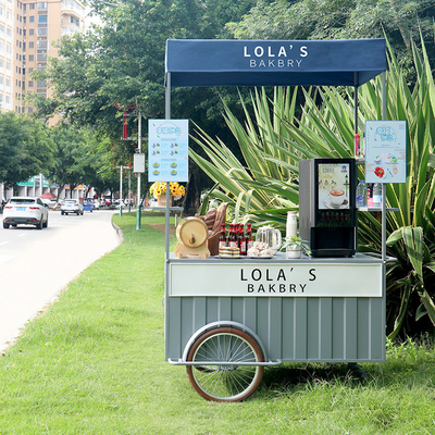 Mercato Mobile Ice Cream Street Cart con personalizzazione del sistema idrico e tensione