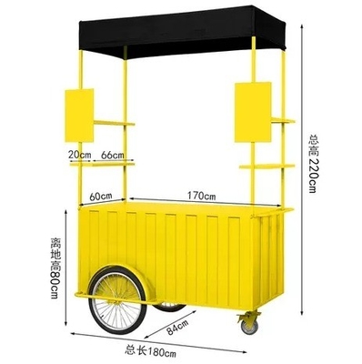 Camionetto alimentare triciclo elettrico personalizzato per le vostre esigenze aziendali