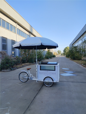 Servizio personalizzato fornito bicicletta con rimorchio da caffè multifunzione per ambienti intimi