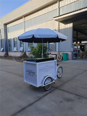 Servizio personalizzato fornito bicicletta con rimorchio da caffè multifunzione per ambienti intimi