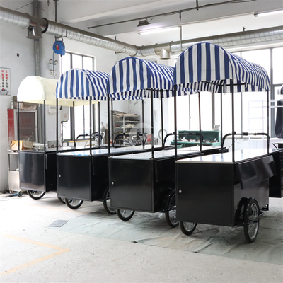 110*70cm carrello mobile per hot dog con attrezzature interne e come richiesto