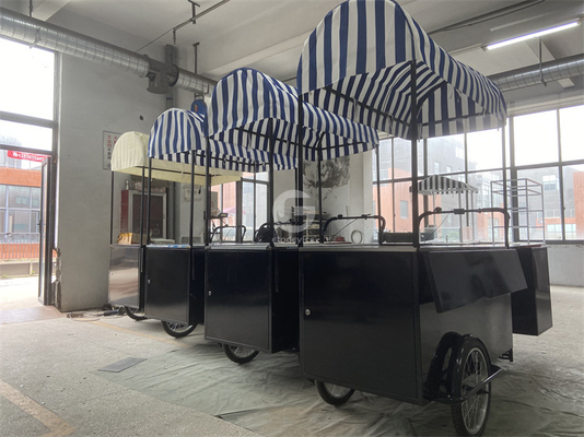 110*70cm carrello mobile per hot dog con attrezzature interne e come richiesto