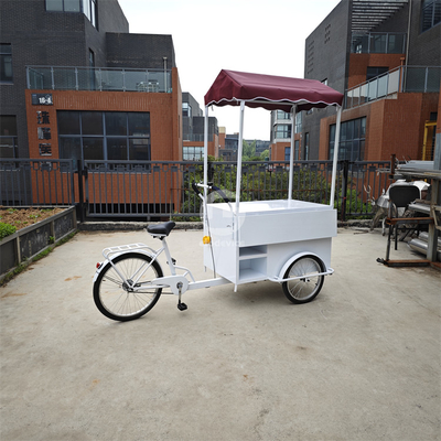 Camione di cibo per strada all'aperto Miglior Mobile Cargo Bicicletta elettrica 3 ruote Triciclo con cestino anteriore