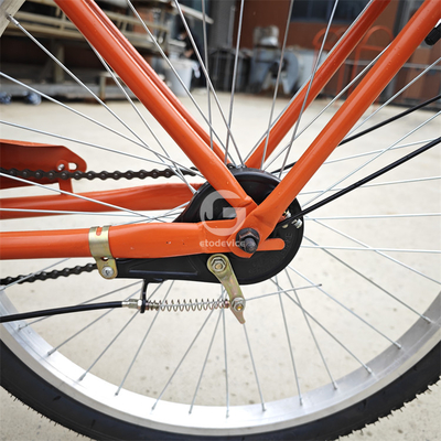 Bicicletta di vendita di cibo per viaggi all'aperto convenientemente progettata con triciclo di carico personalizzato