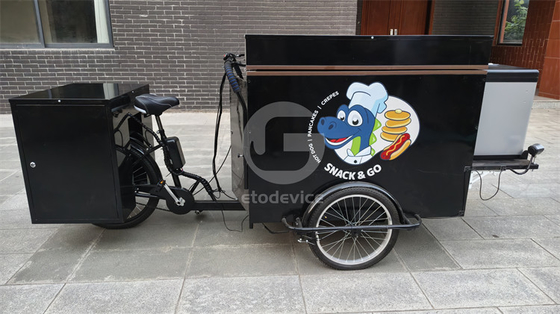 Carrello di cibo per hotdog per strada Perfetto per 1-2 persone e hamburger che fanno venire acqua in bocca
