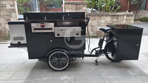 Carrello di cibo per hotdog per strada Perfetto per 1-2 persone e hamburger che fanno venire acqua in bocca