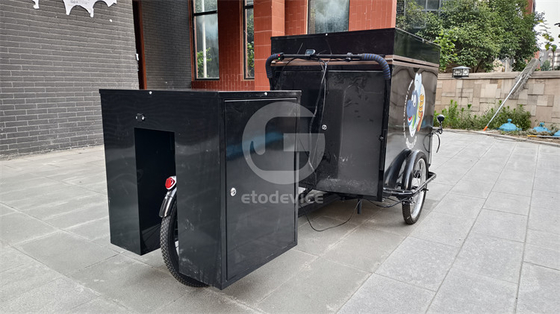 Carrello di cibo per hotdog per strada Perfetto per 1-2 persone e hamburger che fanno venire acqua in bocca