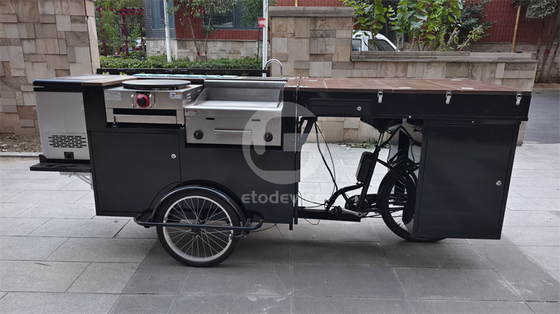 Carrello di cibo per hotdog per strada Perfetto per 1-2 persone e hamburger che fanno venire acqua in bocca
