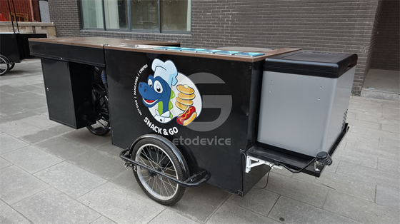 Colazione multifunzione Triciclo elettrico carrello alimentare carrello bici