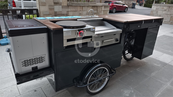 Colazione multifunzione Triciclo elettrico carrello alimentare carrello bici