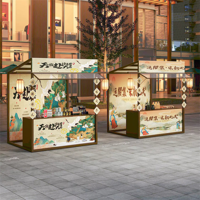 Carrello a mano per il commercio di cibo di strada attrezzature opzionali macchina per gelati