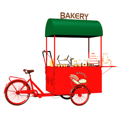 Triciclo per la distribuzione di gelati.