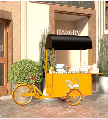 Triciclo per la distribuzione di gelati.
