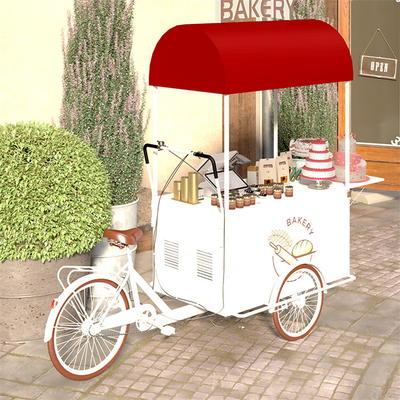 Triciclo per la distribuzione di gelati.
